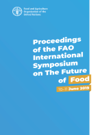 Proceedings of the Fao International Symposium on the Future of Food: 10–11 June 2019