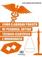 Como Elaborar Projeto de Pesquisa, Artigo Técnico-Científico e Monografia