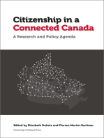 Citizenship in a Connected Canada: A Research and Policy Agenda