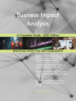 Business Impact Analysis A Complete Guide - 2021 Edition