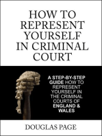 How to Represent Yourself In Criminal Court