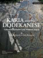 Karia and the Dodekanese: Cultural Interrelations in the Southeast Aegean II Early Hellenistic to Early Byzantine