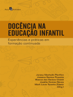 Docência na Educação Infantil: Experiências e Práticas em Formação Continuada