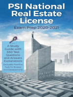 PSI National Real Estate License Exam Prep 2020-2021: A Study Guide with 550 Test Questions and Answers Explanations (Includes Practice Tests for Brokers and Salespersons)