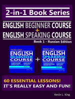 2-in-1 Book Series: Teacher King’s English Beginner Course Book 1 & English Speaking Course Book 1 - Russian Edition