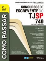 Como Passar Concursos de Escrevente do TJSP: 740 questões comentadas