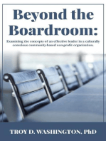 Beyond the Boardroom: Examining the concepts of an effective leader in a culturally conscious community-based organization