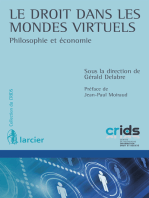 Le droit dans les mondes virtuels