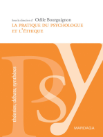 La pratique du psychologue et l'éthique: Le praticien et son rapport à autrui