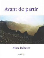 Avant de partir: Roman