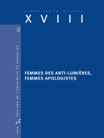 Femmes des anti-Lumières, femmes apologistes: Histoire littéraire