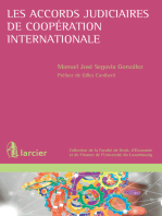 Les accords judiciaires de coopération internationale