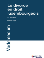 Le divorce en droit luxembourgeois