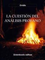 La cuestión del análisis profano