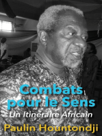 Combats pour le Sens: Un Itineraire Africain