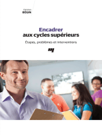 Encadrer aux cycles supérieurs: Étapes, problèmes et interventions