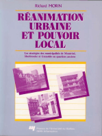 Réanimation urbaine et pouvoir local: Les stratégies des municipalités de Montréal, Sherbrooke et Grenoble en quartiers anciens