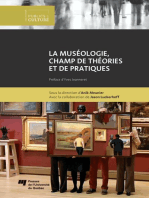 La muséologie, champ de théories et de pratiques