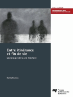 Entre itinérance et fin de vie: Sociologie de la vie moindre