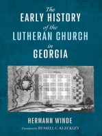 The Early History of the Lutheran Church in Georgia