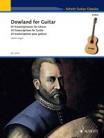 Dowland for Guitar: 24 Transcriptions for Guitar