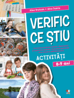 Verific Ce Stiu. Activitati Scolare. 8-9 Ani