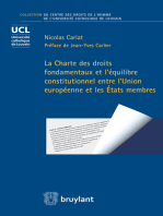 La Charte des droits fondamentaux et l’équilibre constitutionnel entre l’Union européenne et les États membres