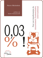 0,03 % !: Pour une transformation du mouvement humanitaire international