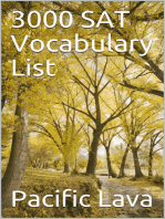 3000 SAT Vocabulary List