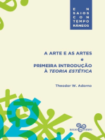 A arte e as artes: E primeira introdução à teoria estética