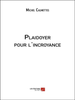 Plaidoyer pour l'incroyance