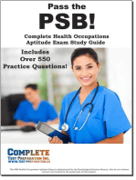 Pass the PSB! Complete Health Occupation Aptitude Test (PSB) study guide and practice test questions