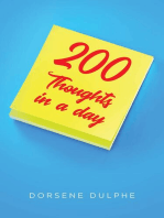 200 Thoughts in a Day