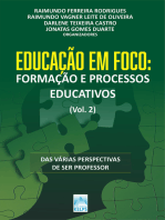 EDUCAÇÃO EM FOCO: FORMAÇÃO E PROCESSOS EDUCATIVOS (Vol. 2): Das várias perspectivas de ser professor