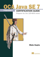 OCA Java SE 7 Programmer I Certification Guide: Prepare for the 1Z0-803 exam