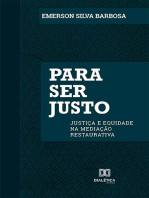 Para ser justo: justiça e equidade na mediação restaurativa