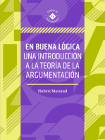 En buena lógica: Una introducción a la teoría de la argumentación