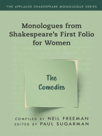 Monologues from Shakespeare’s First Folio for Women: The Comedies