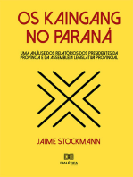 Os Kaingang no Paraná: uma análise dos relatórios dos presidentes da província e da assembléia legislativa provincial