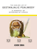 The Sublime Joy of Geetanjalic Psalmody