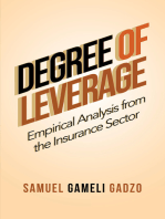 Degree of Leverage: Empirical Analysis from the Insurance Sector