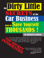 The Dirty Little Secrets of the Car Business: How to $Ave Yourself Thousands