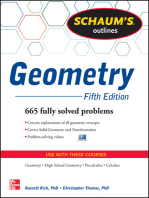 Schaum's Outline of Geometry, 5th Edition: 665 Solved Problems + 25 Videos