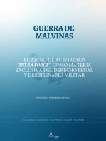 Guerra de Malvinas: El abuso de autoridad "intra force", como materia exclusiva del derecho penal y disciplinario militar