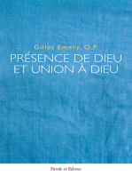 Présence de Dieu et union à Dieu: Création, inhabitation par grâce, incarnation et vision bienheureuse selon saint Thomas d'Aquin