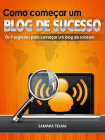 Como começar um blog de sucesso