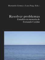 Resolver problemas: Estudios en memoria de Fernando Cerdán