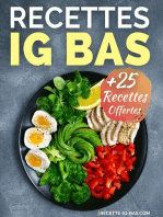 Recettes IG Bas