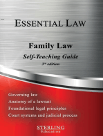 Family Law: Essential Law Self-Teaching Guide