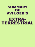 Summary of Avi Loeb's Extraterrestrial